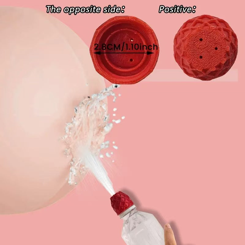 Cross-border new PET bottle spray cap outdoor survival challenge water bottle spray artifact sprinkler accessories tool