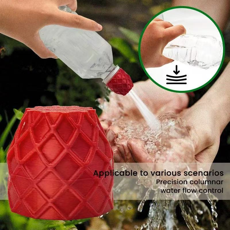 Cross-border new PET bottle spray cap outdoor survival challenge water bottle spray artifact sprinkler accessories tool