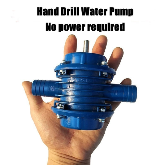 Hand Drill-Driven Water Pump — Miniature Self-Priming Pump, DC Water Pump, Self-Priming Centrifugal Pump — Small-Scale Household Pumping