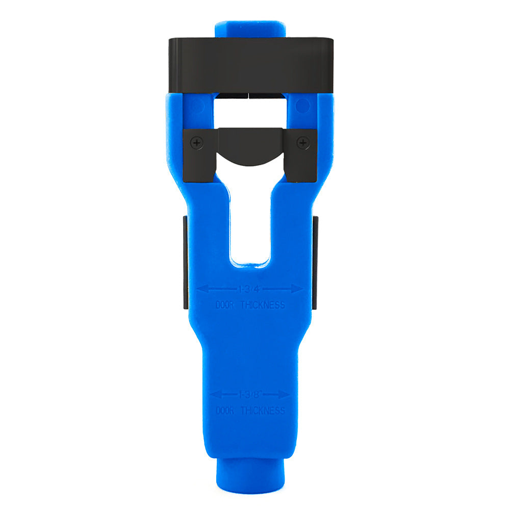 Door Latch Mortise Tool kit helps remove materials and install door latches.