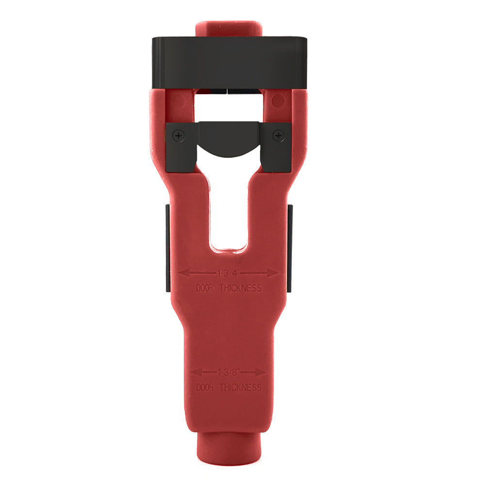 Door Latch Mortise Tool kit helps remove materials and install door latches.